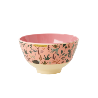 Jungle Pink Print Small Melamine Bowl By Rice DK